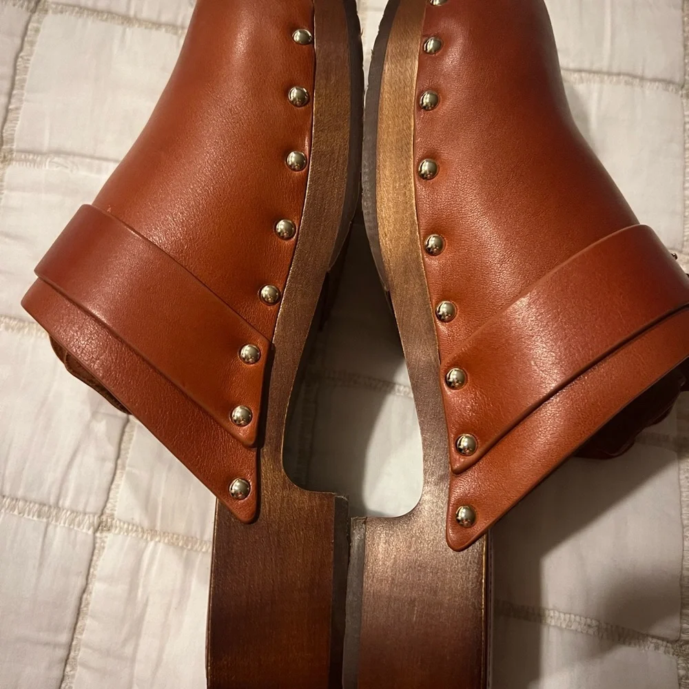 Chanel Clogs Brown. BNEW Sz 40 - Picture 5 of 10